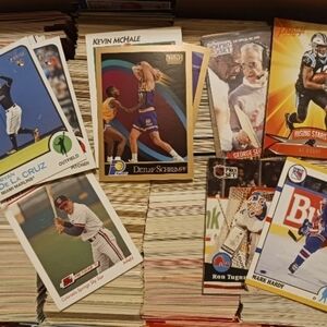 Mix Mystery Lot of Sports Trading Cards Bundle